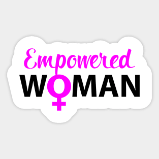Empowered Woman Sticker